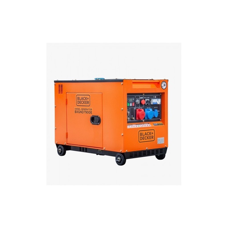 Titelbild des BLACK+DECKER BXGND7900E 7.9KvA Dreiphasen-Dieselgenerators Titelbild des BLACK+DECKER BXGND7900E 7.9KvA Dreiphasen-Dieselgenerators