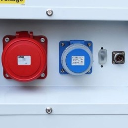 Steckdosen des Industriellen 34 kVA Diesel Generators einphasig und dreiphasig Professionell ITC Power DG34KSE